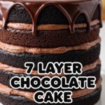 7 Layer Chocolate Cake