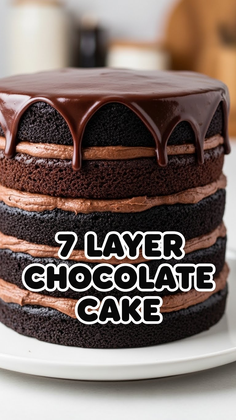 7 Layer Chocolate Cake