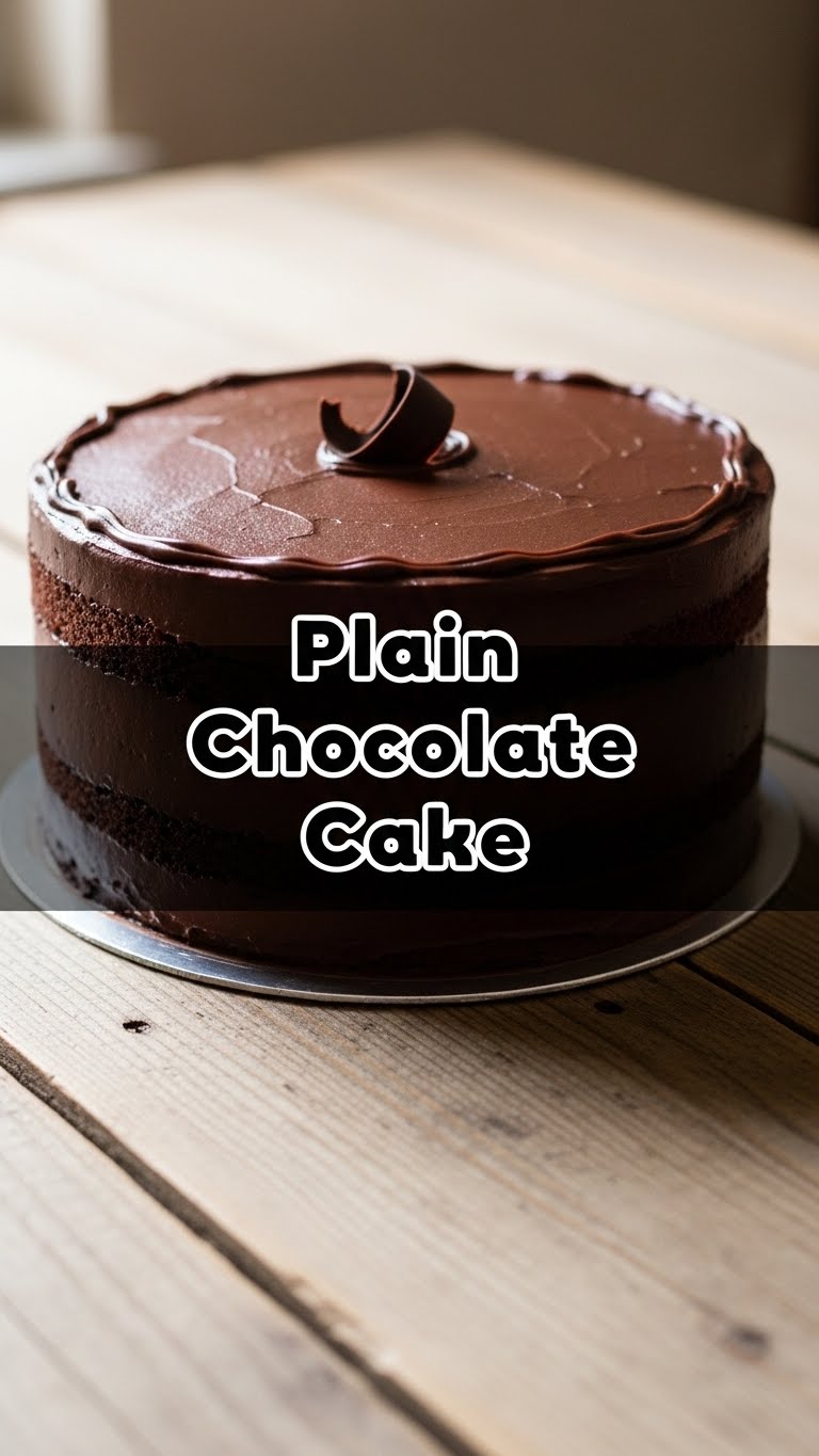Plain Chocolate Cake