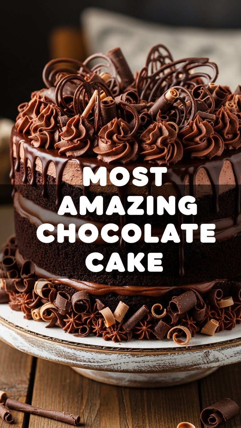 Most Amazing Chocolate Cake