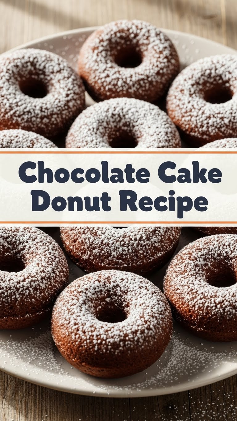 Chocolate Cake Donut Recipe