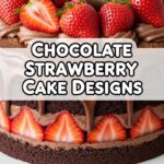 Chocolate Strawberry Cake Designs