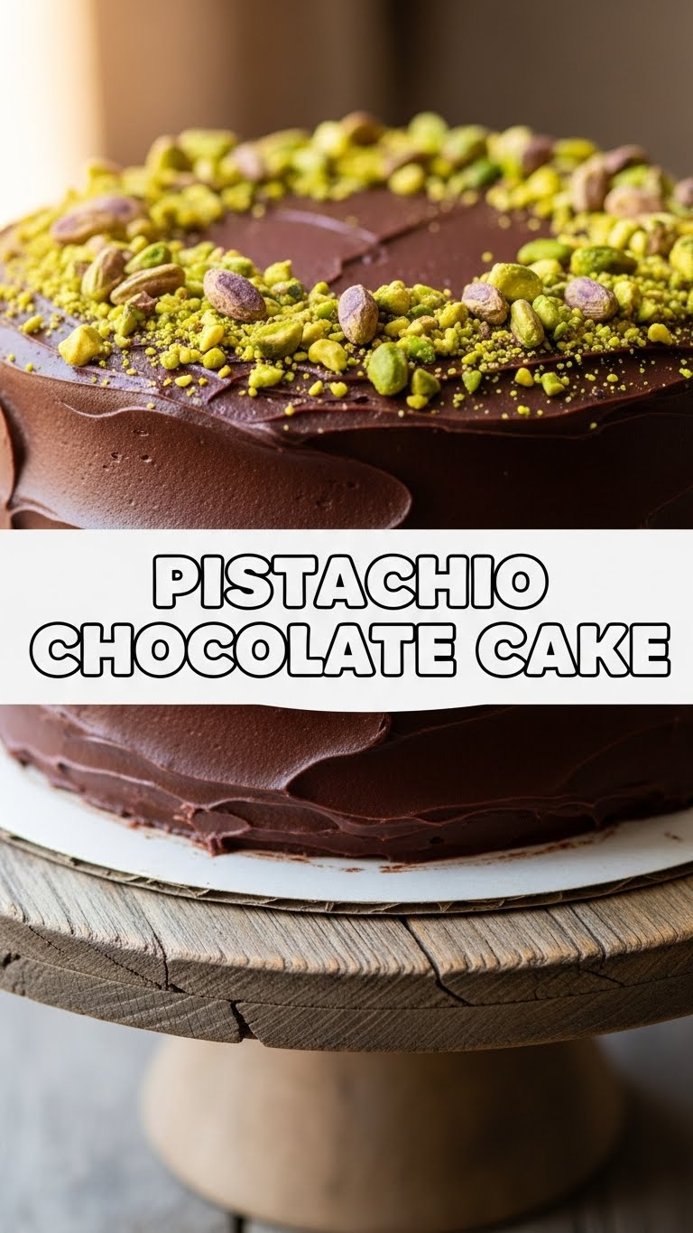 Pistachio Chocolate Cake