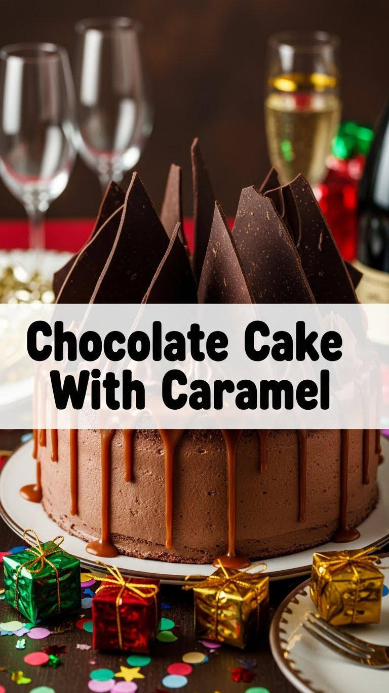 Chocolate Cake With Caramel