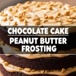 Chocolate Cake Peanut Butter Frosting
