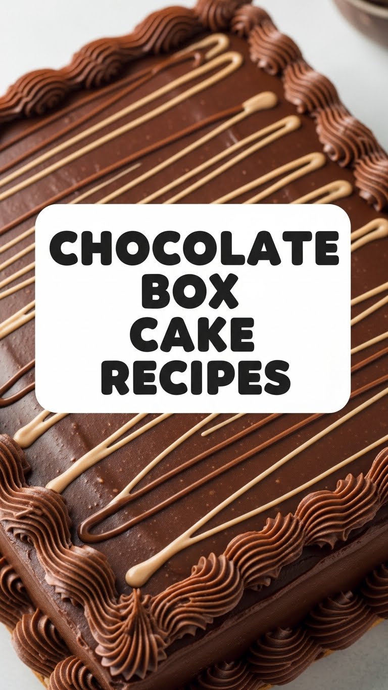 Chocolate Box Cake Recipes