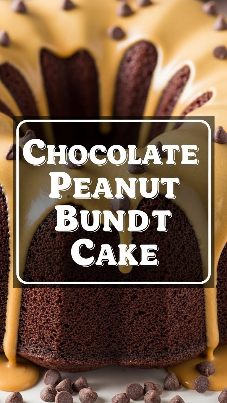 Chocolate Peanut Butter Bundt Cake