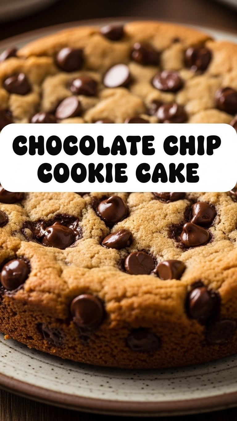 Chocolate Chip Cookie Cake