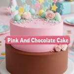 Pink And Chocolate Cake