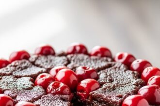 Chocolate Cherry Upside Down Cake