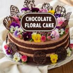 Chocolate Floral Cake