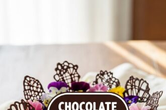 Chocolate Floral Cake