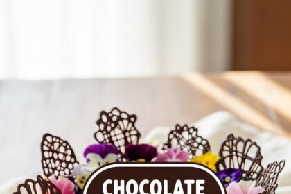 Chocolate Floral Cake