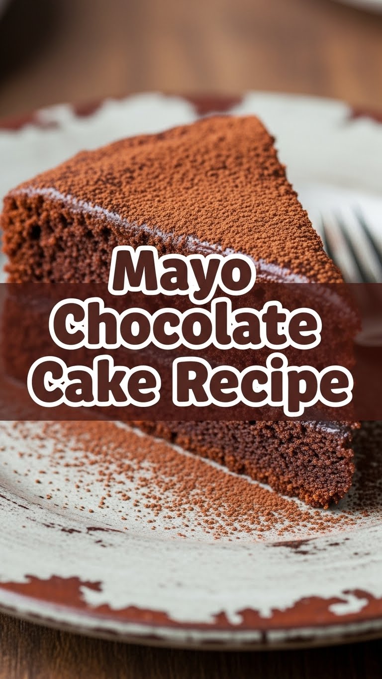 Mayo Chocolate Cake Recipe