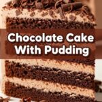 Chocolate Cake With Pudding