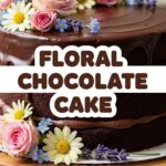 Floral Chocolate Cake