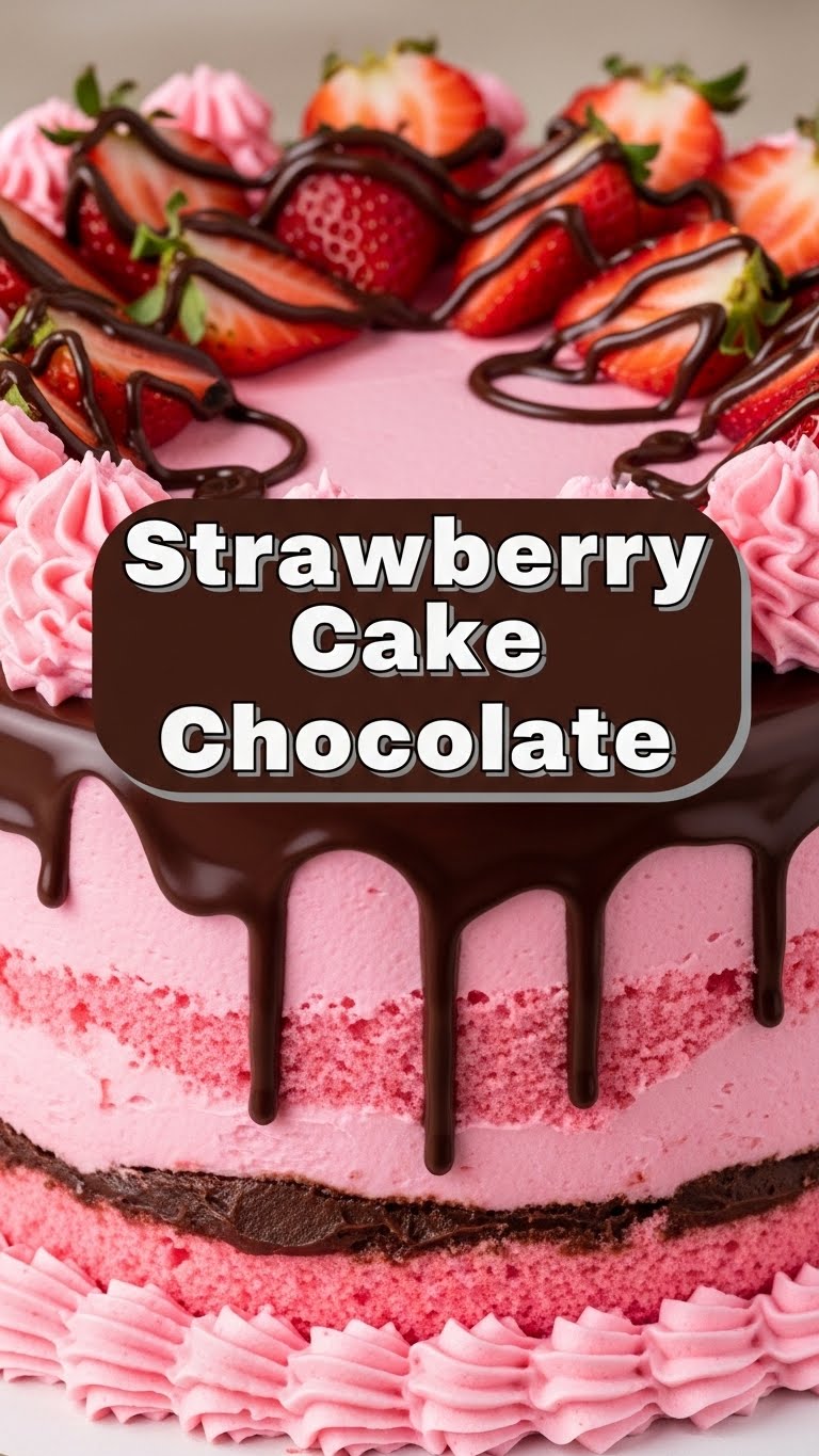 Strawberry Cake Chocolate