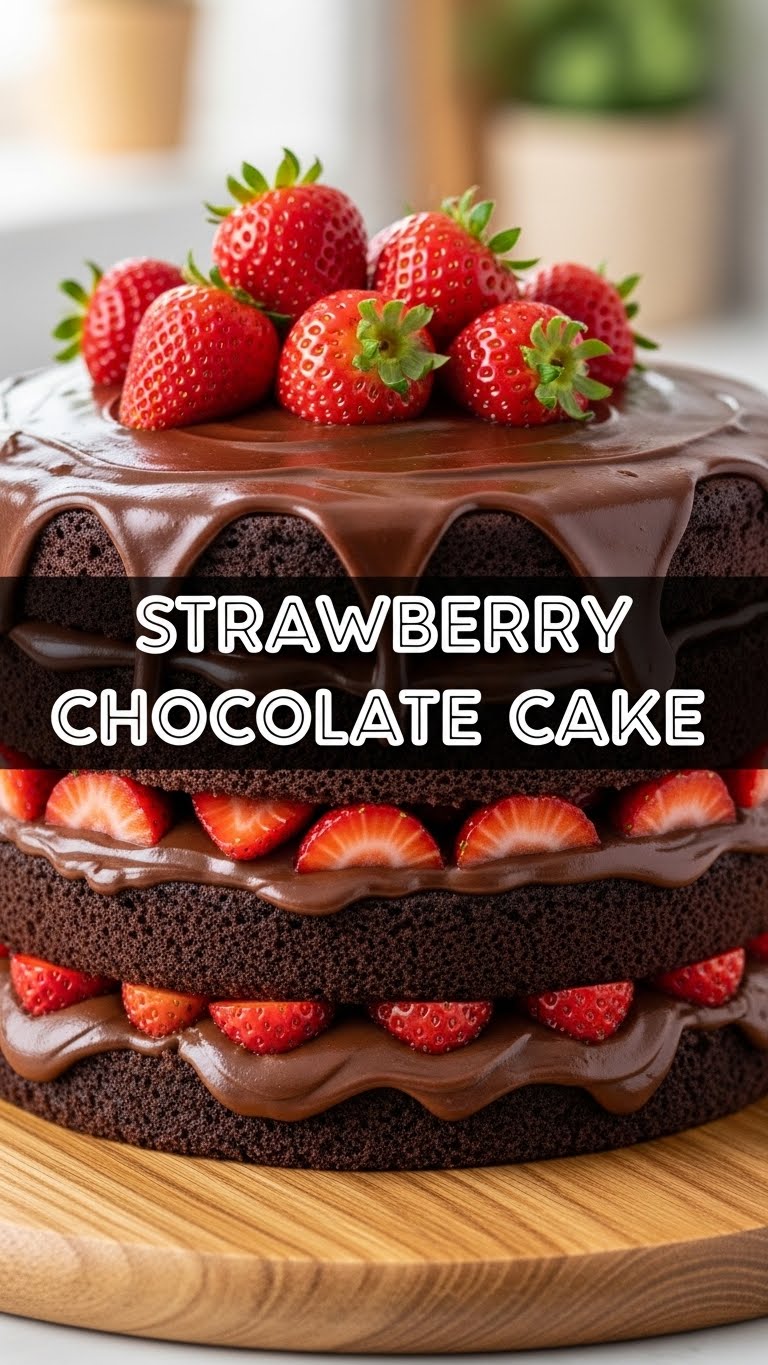 Strawberry Chocolate Cake