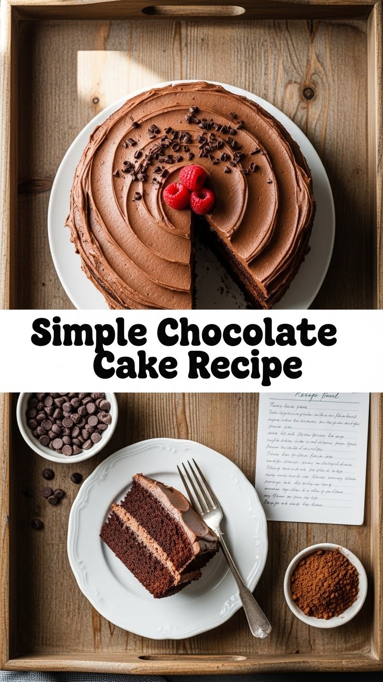 Simple Chocolate Cake Recipe