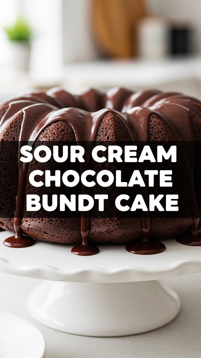 Sour Cream Chocolate Bundt Cake