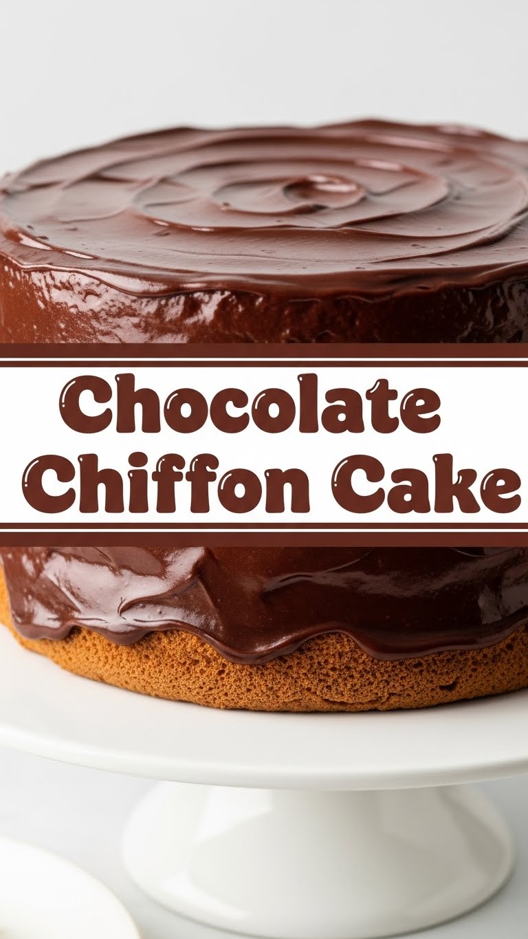 Chocolate Chiffon Cake