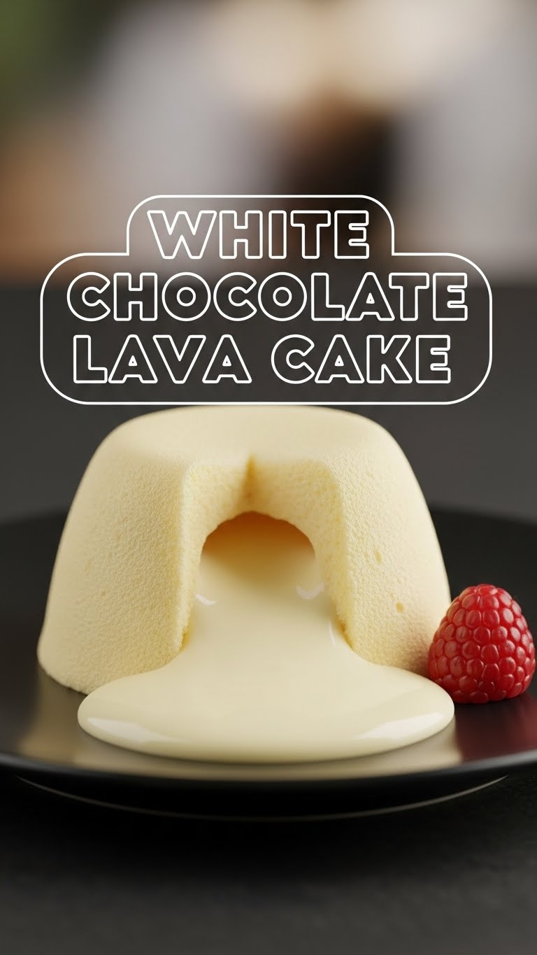 White Chocolate Lava Cake