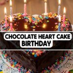 Chocolate Heart Cake Birthday
