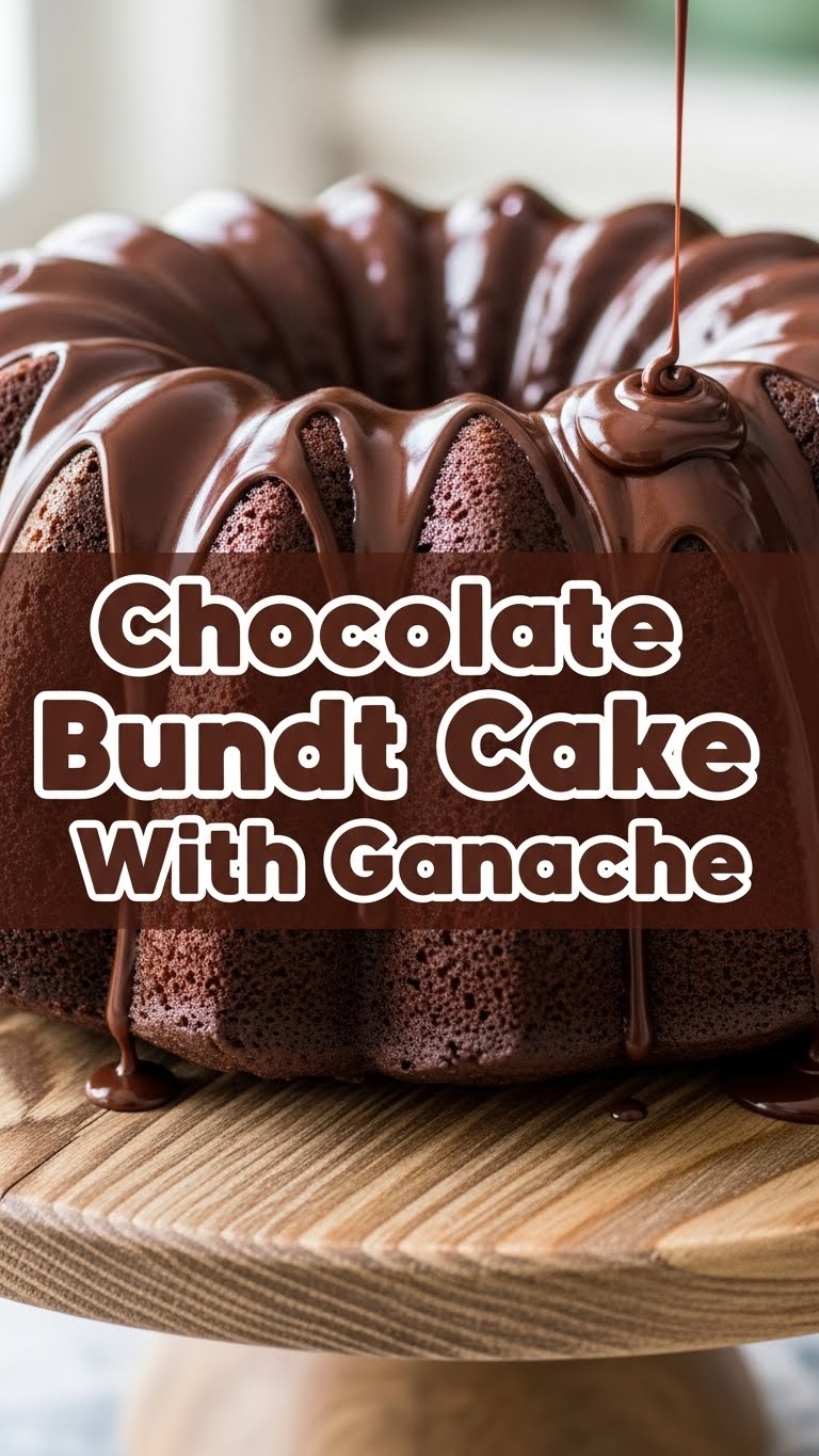 Chocolate Bundt Cake With Ganache
