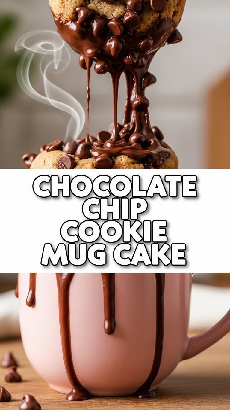 Chocolate Chip Cookie Mug Cake