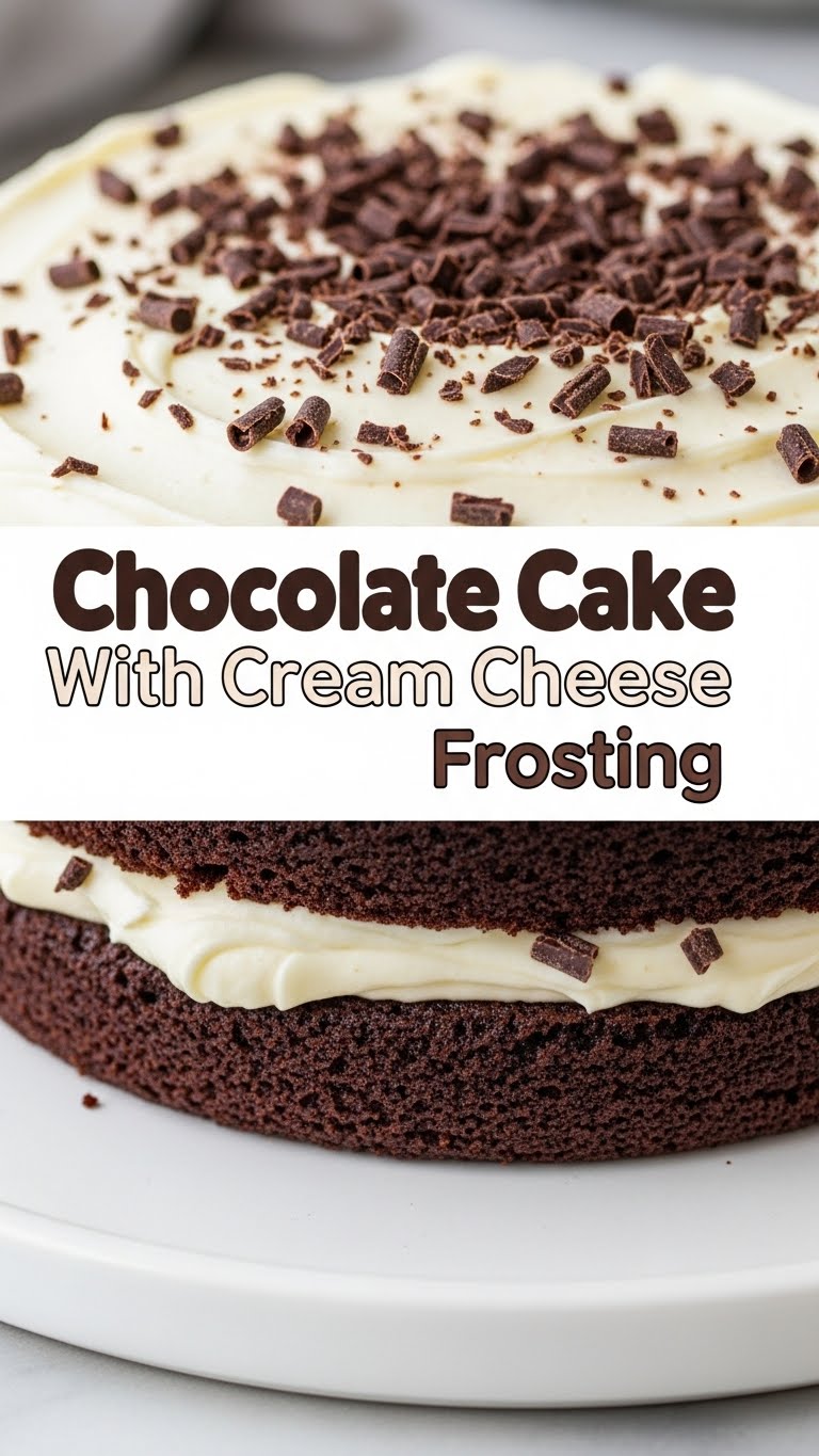 Chocolate Cake With Cream Cheese Frosting