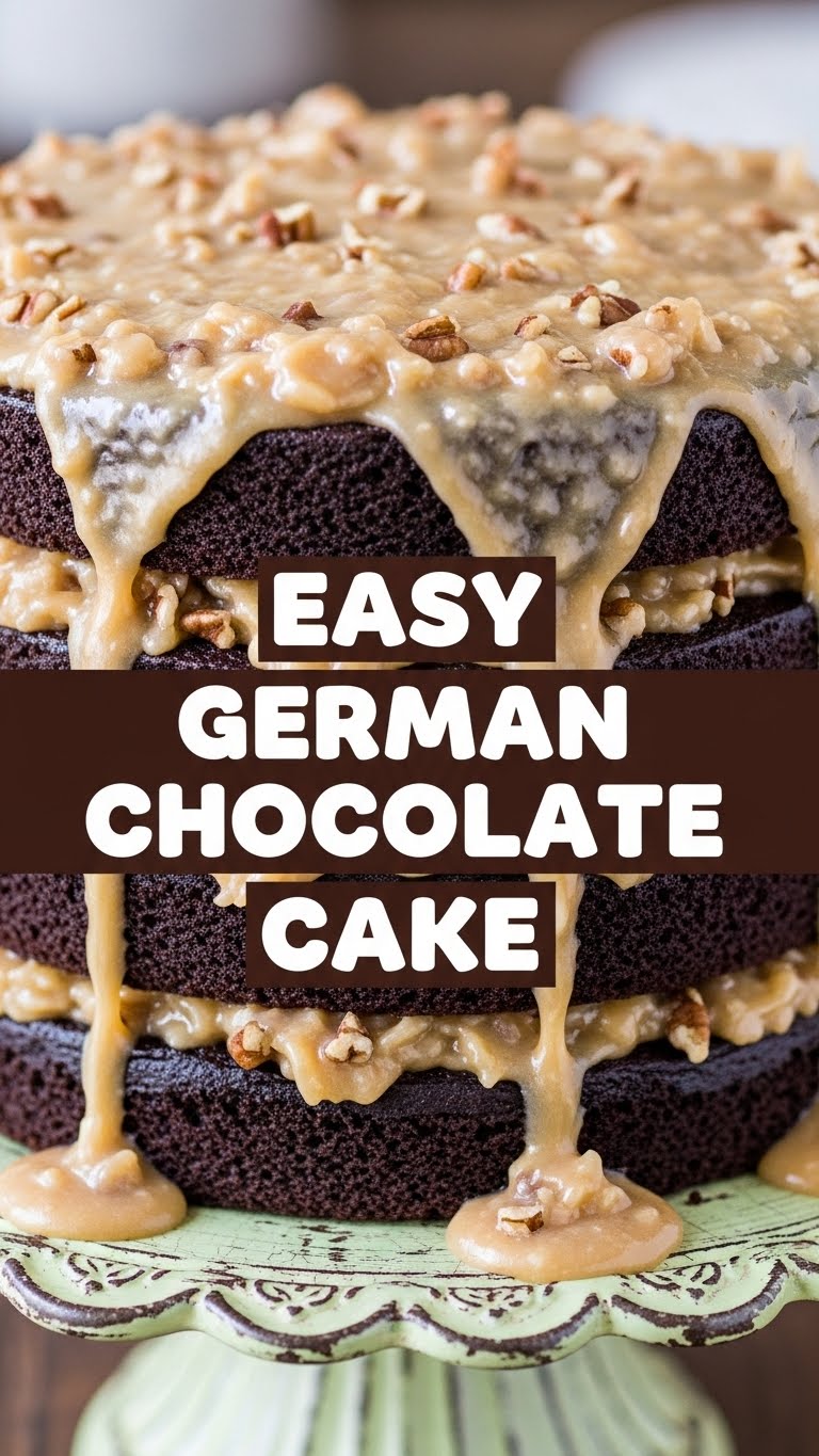 Easy German Chocolate Cake
