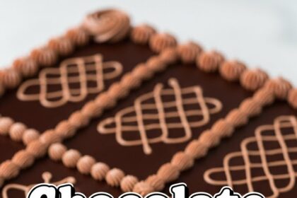 Chocolate Sheet Cake Designs