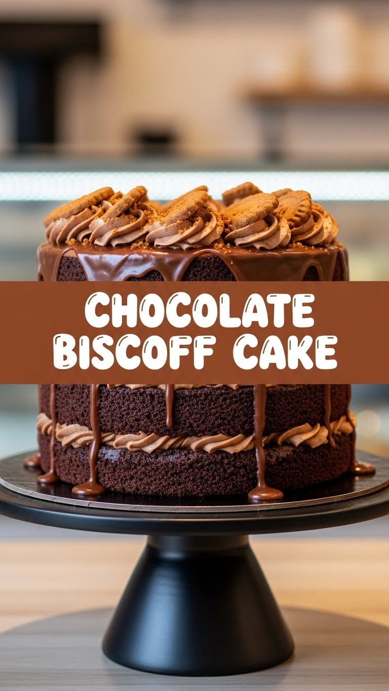 Chocolate Biscoff Cake