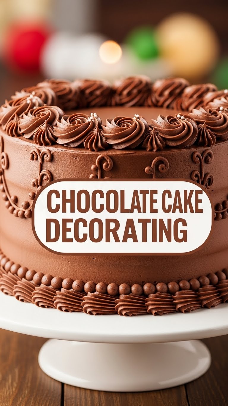Chocolate Cake Decorating