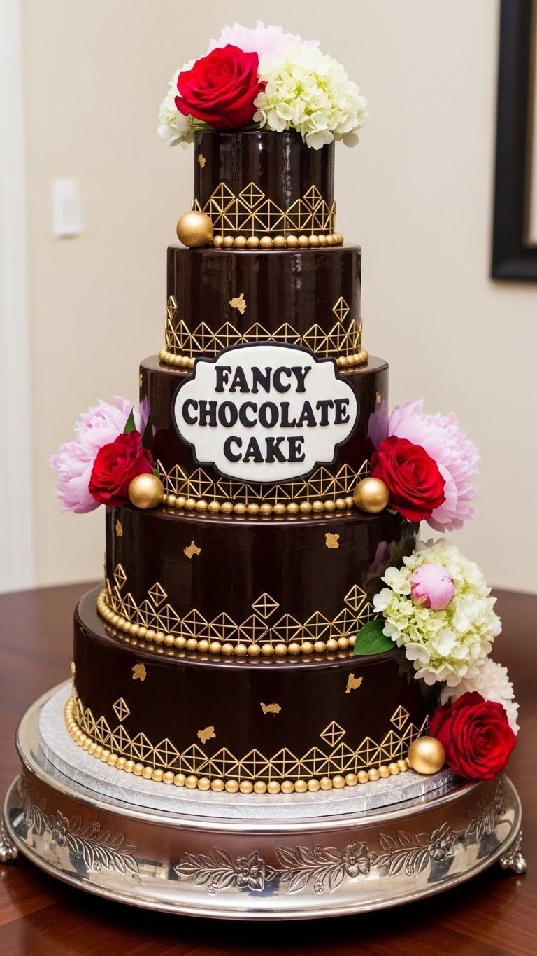 Fancy Chocolate Cake