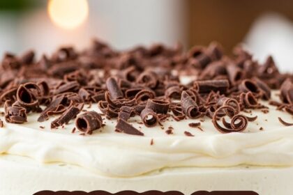 Chocolate Cake Vanilla Frosting