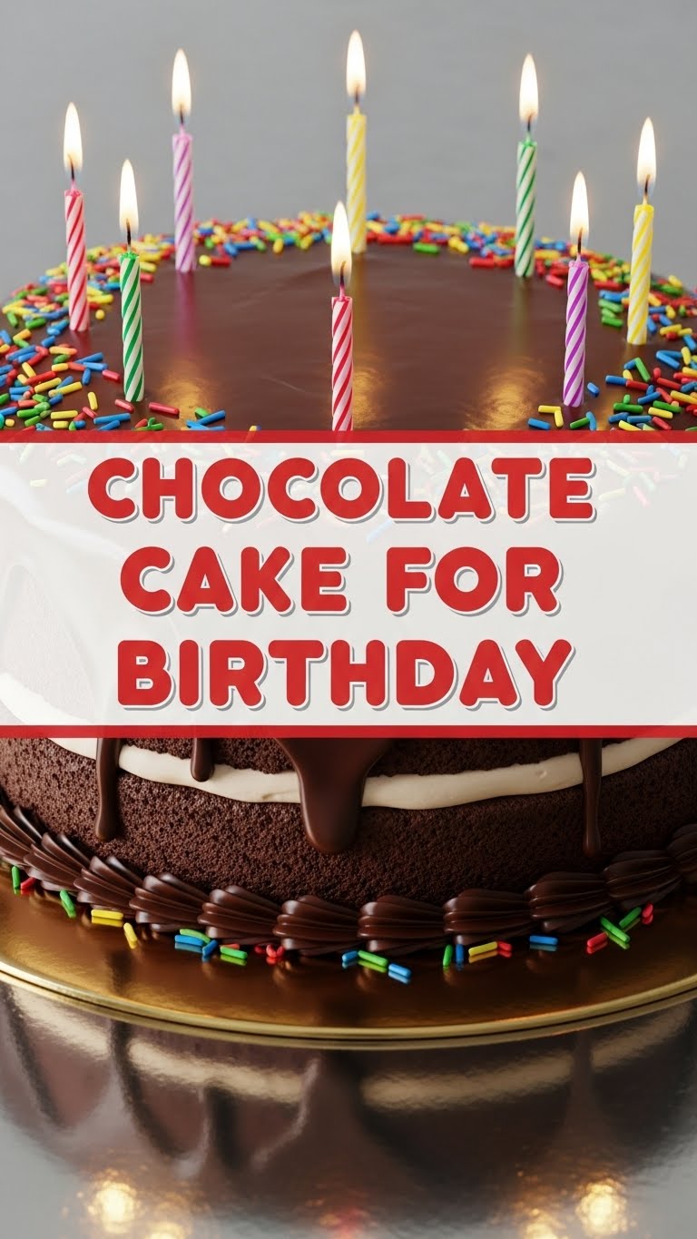 Chocolate Cake For Birthday