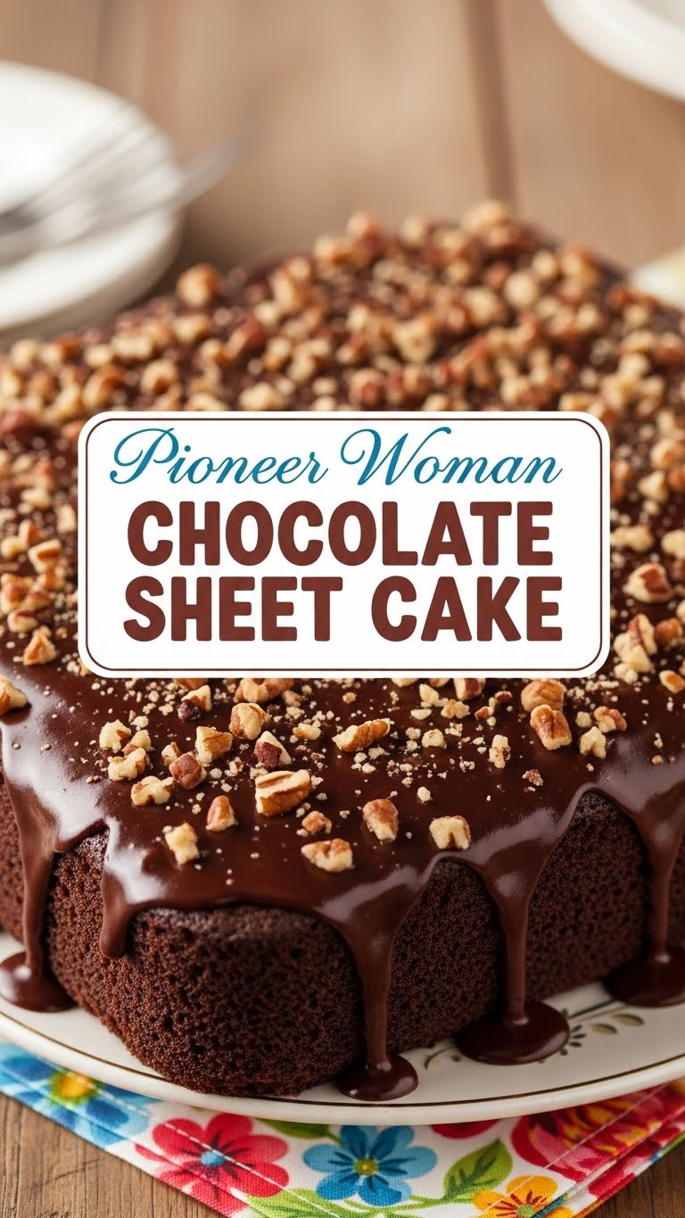 Pioneer Woman Chocolate Sheet Cake