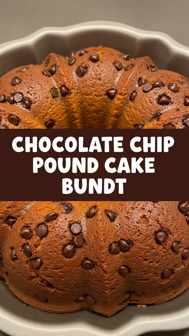 Chocolate Chip Pound Cake Bundt