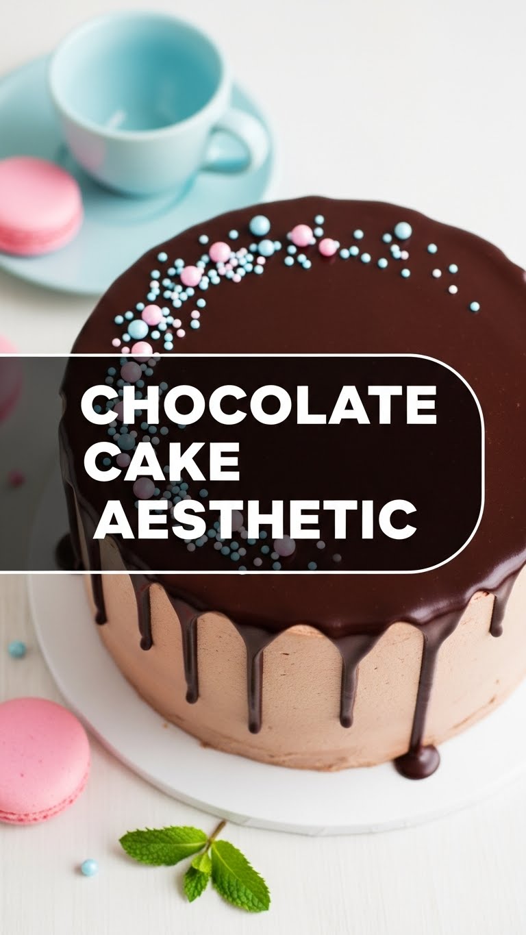 Chocolate Cake Aesthetic
