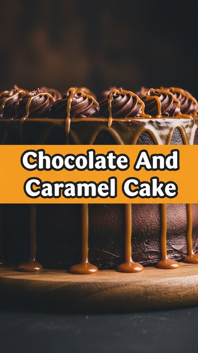 Chocolate And Caramel Cake