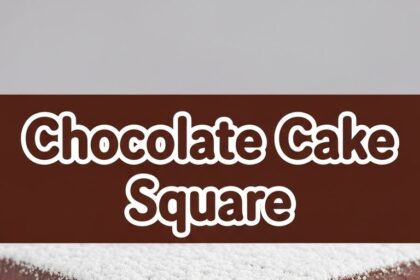 Chocolate Cake Square