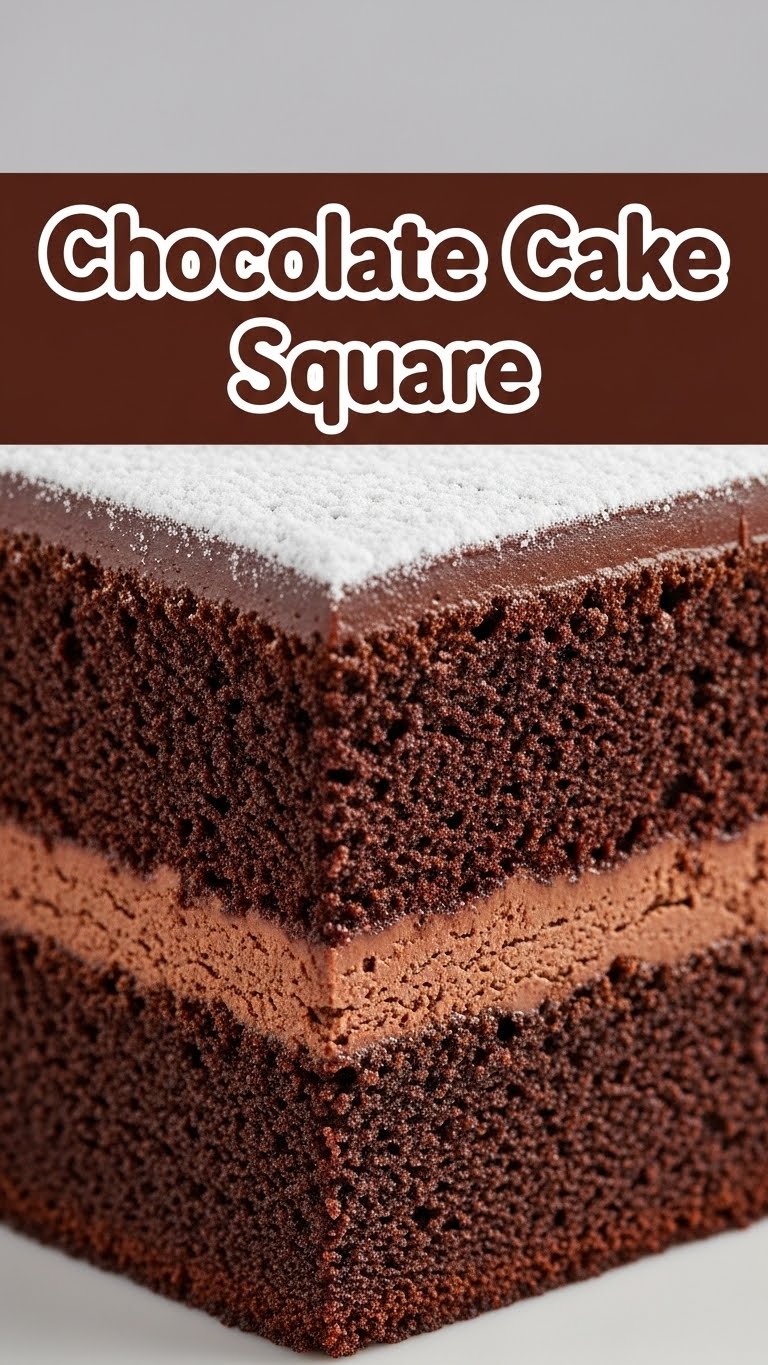 Chocolate Cake Square