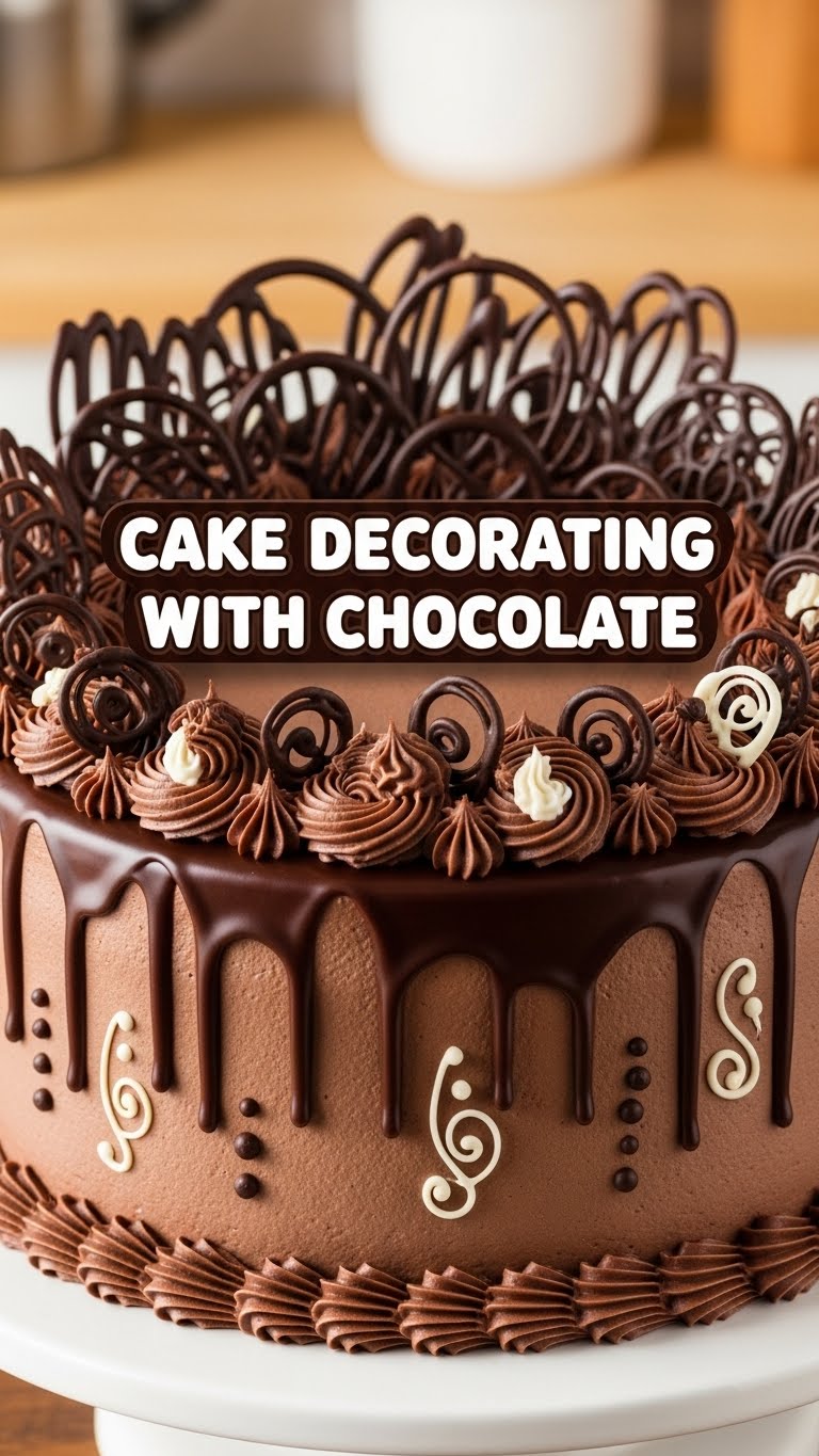 Cake Decorating With Chocolate