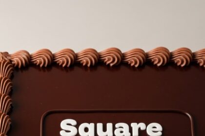 Square Chocolate Cake Design
