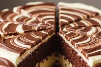 Chocolate And Vanilla Cake