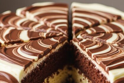 Chocolate And Vanilla Cake