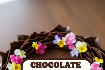 Chocolate Flower Cake