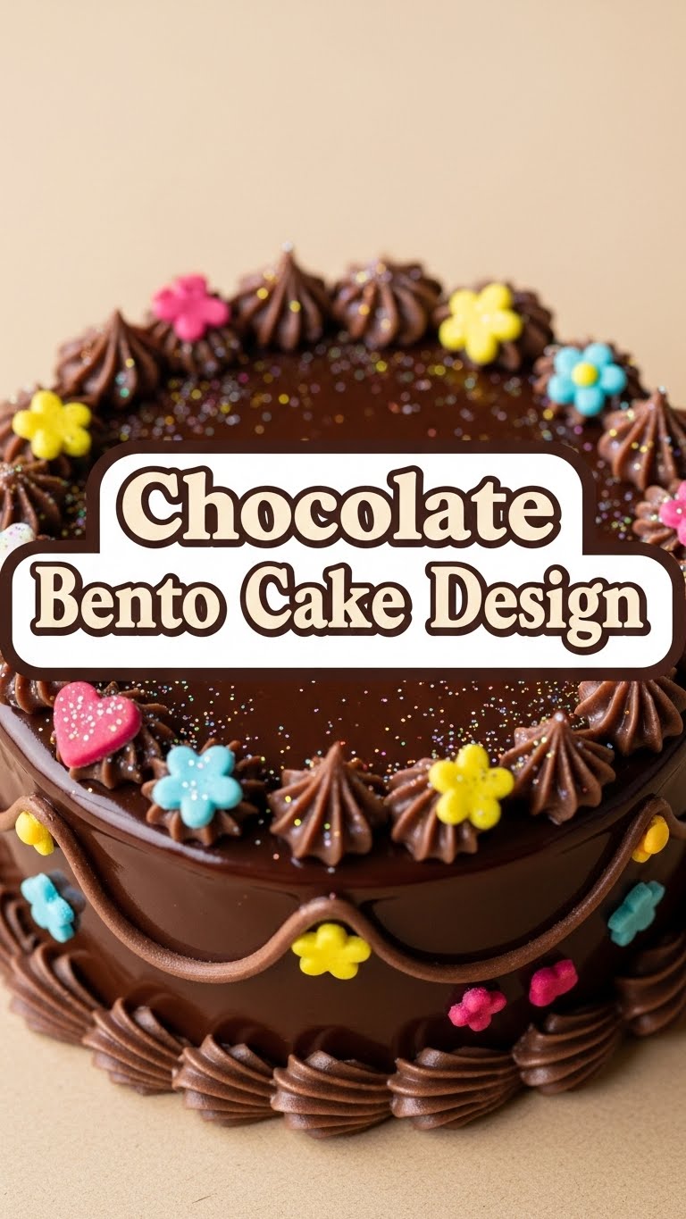Chocolate Bento Cake Design
