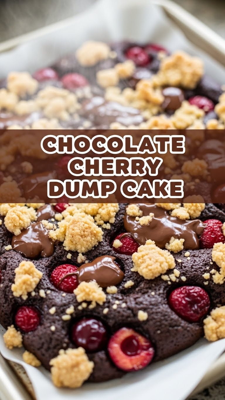 Chocolate Cherry Dump Cake